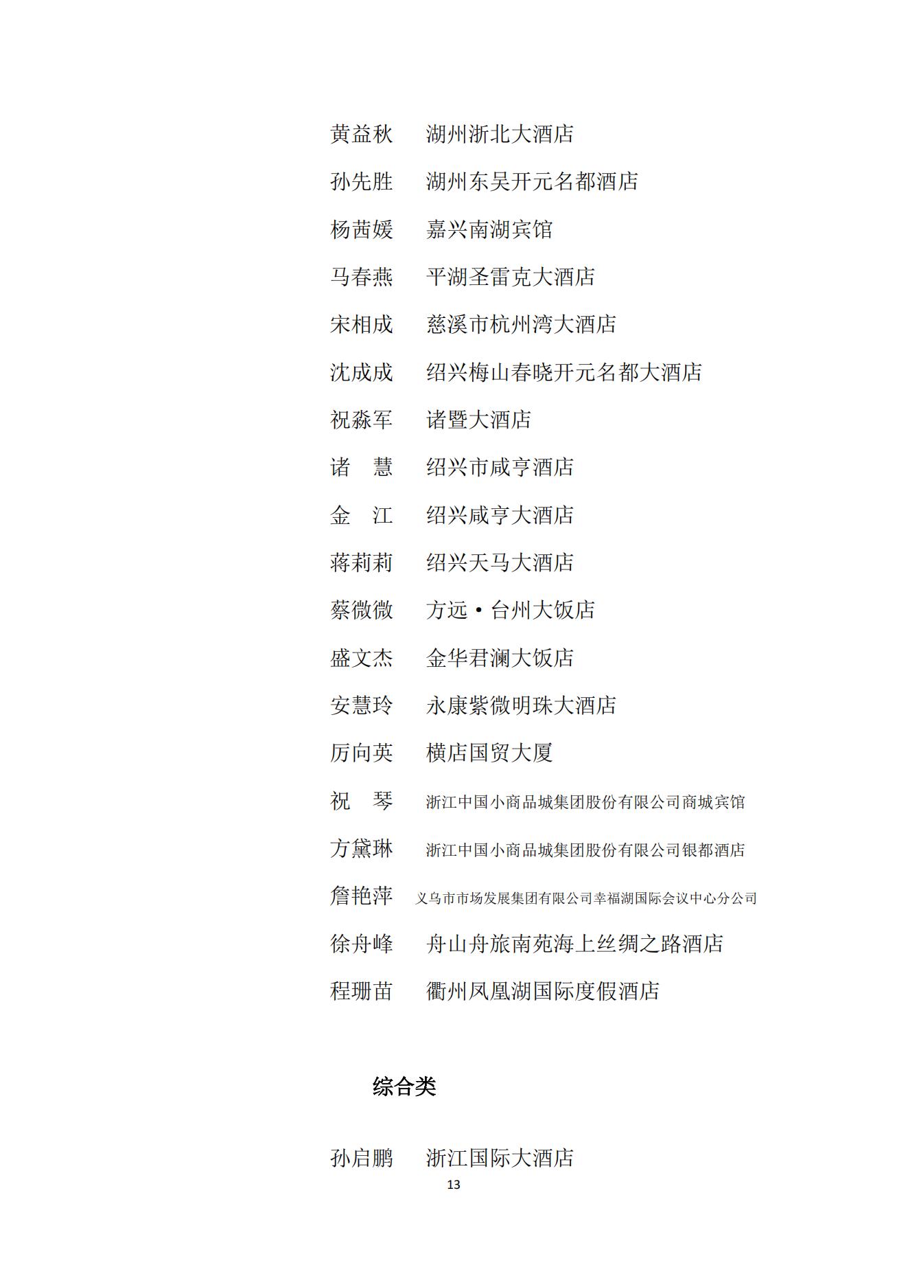 关于表彰2024年度浙江省饭店行业奖项评选活动获奖单位和个人的通知 （红头）_13.jpg